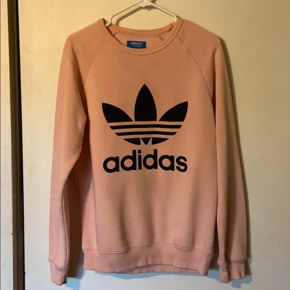 Pink adidas sweatshirt